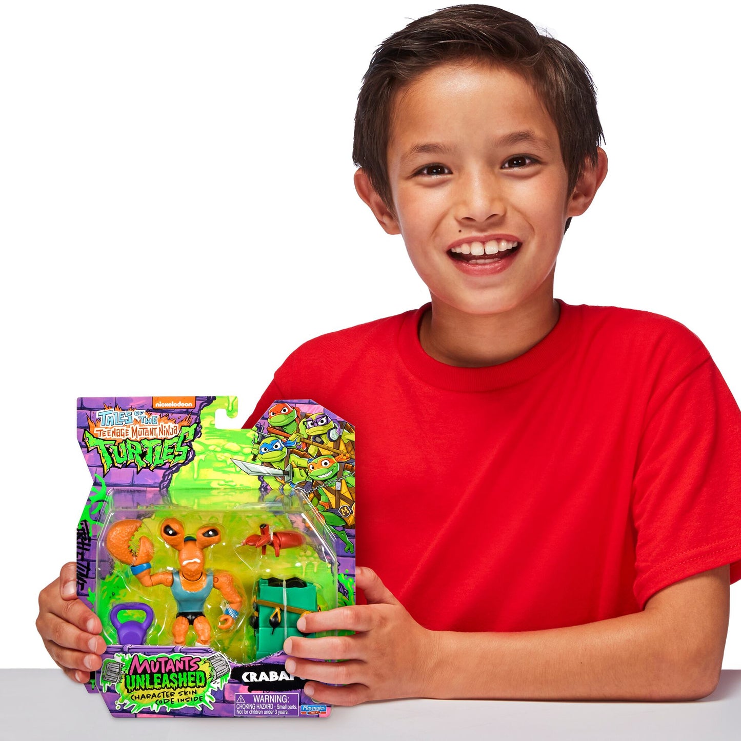 プレイメイツ テイルズ・オブ・ティーンエイジ・ミュータント・ニンジャ・タートルズ ミュータンツ・アンリーシュド クラバパルト 4.5インチ ベーシックフィギュア 未開封