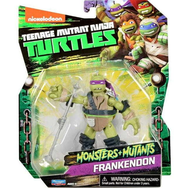 プレイメイツ タートルズ TMNT モンスターズ + ミュータンツ フランケンドン ドナテロ 4インチ アクションフィギュア 未開封