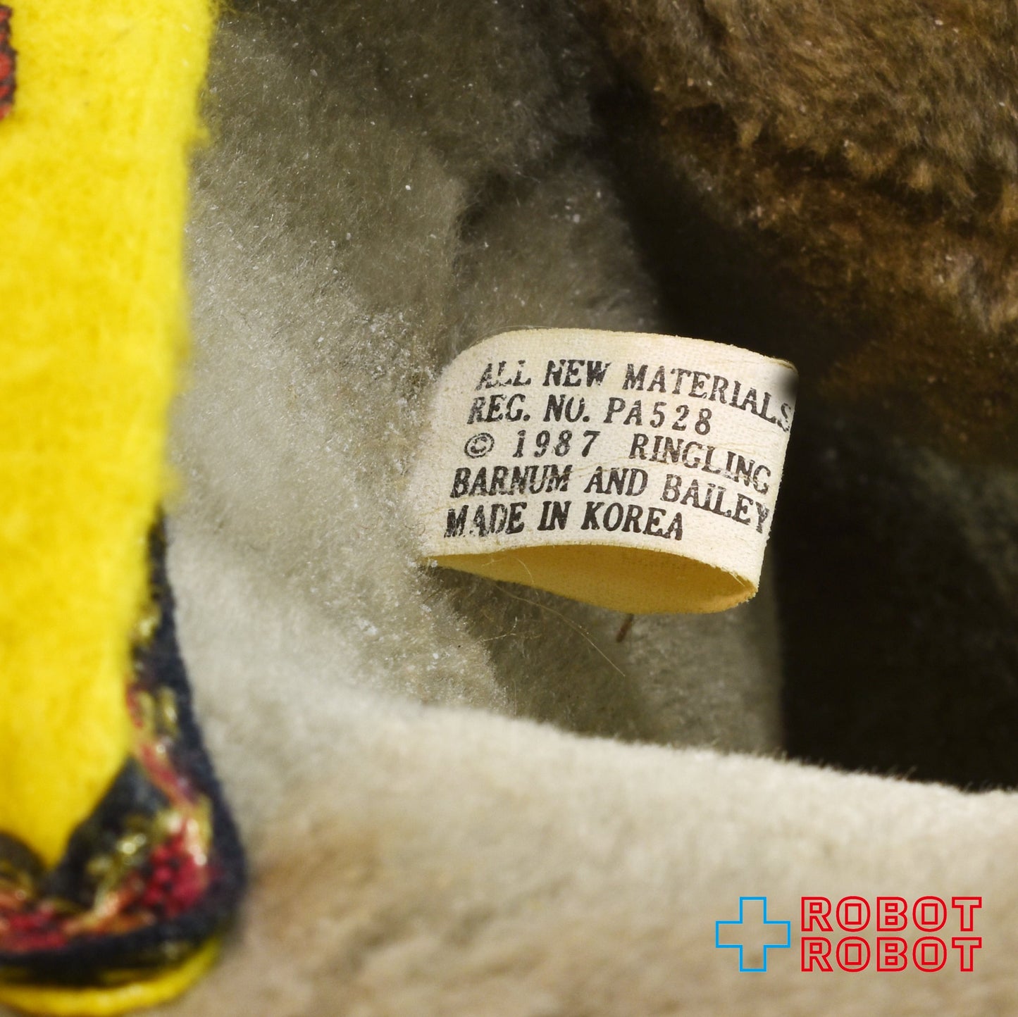 リングリング兄弟&バーナムベイリー サーカス 象 ぬいぐるみ エレファント 1987