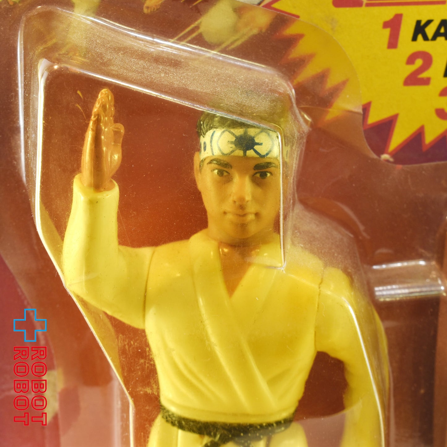 レムコ ベストキッド ( カラテキッド ) ダニエル w/ブレークアウェイ ボード アクションフィギュア 1986 台紙付開封品