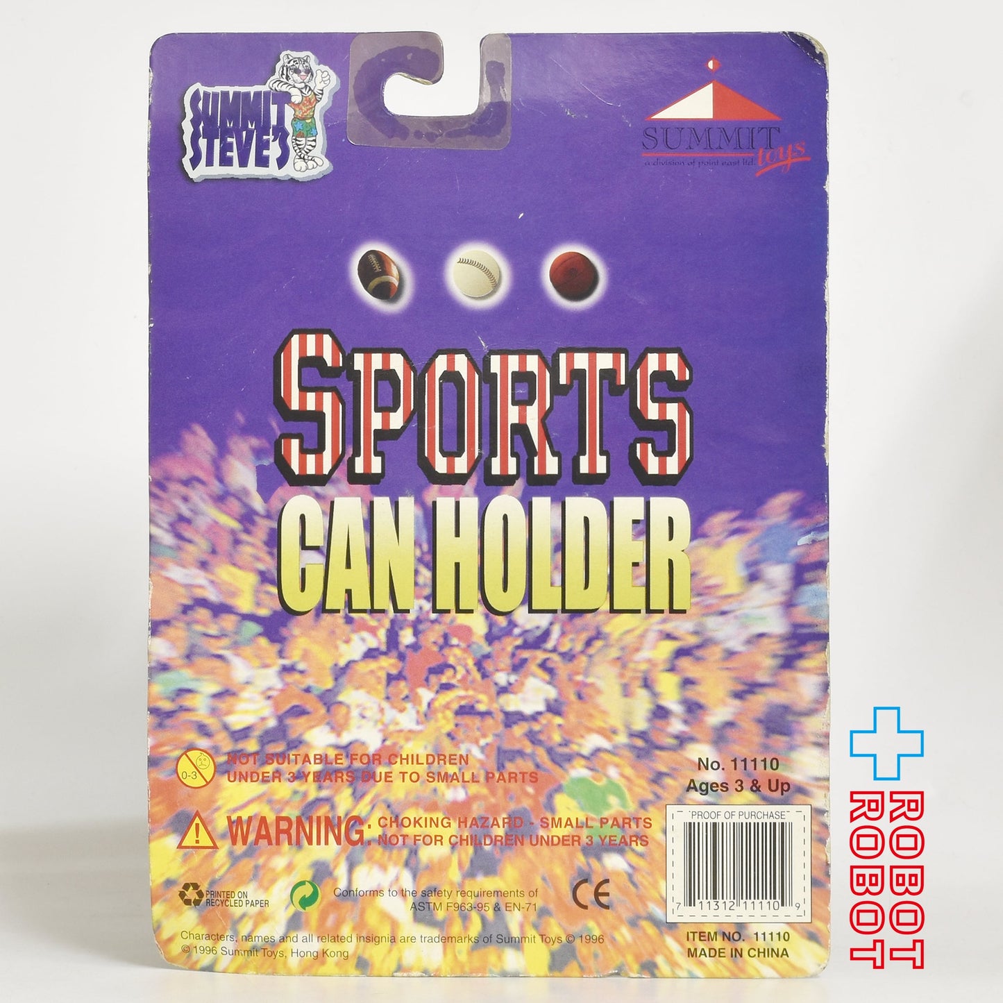 サミットトイズ スポーツ 缶ホルダー アメリカンフットボール プレイヤー 1996 未開封