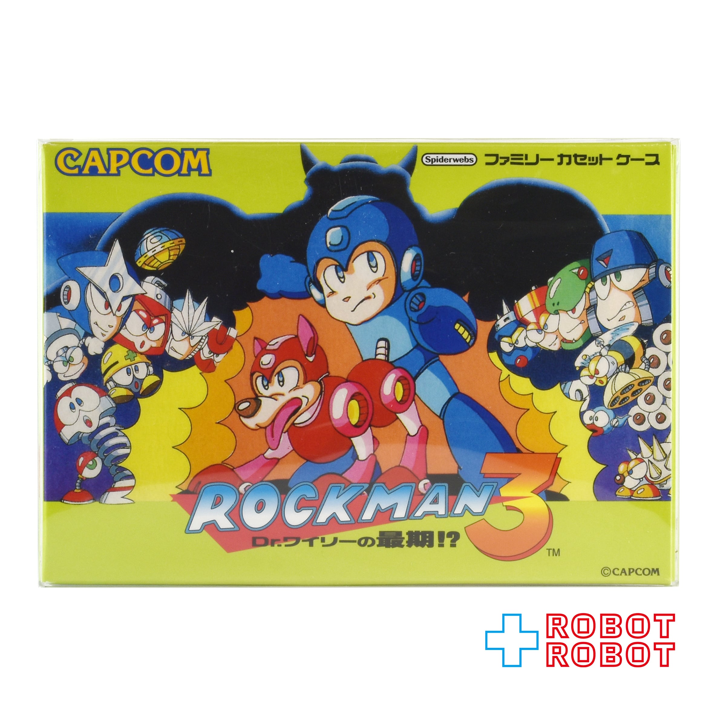 スパイダーウェブ ロックマン3 / ファミリーカセットケース 未開封
