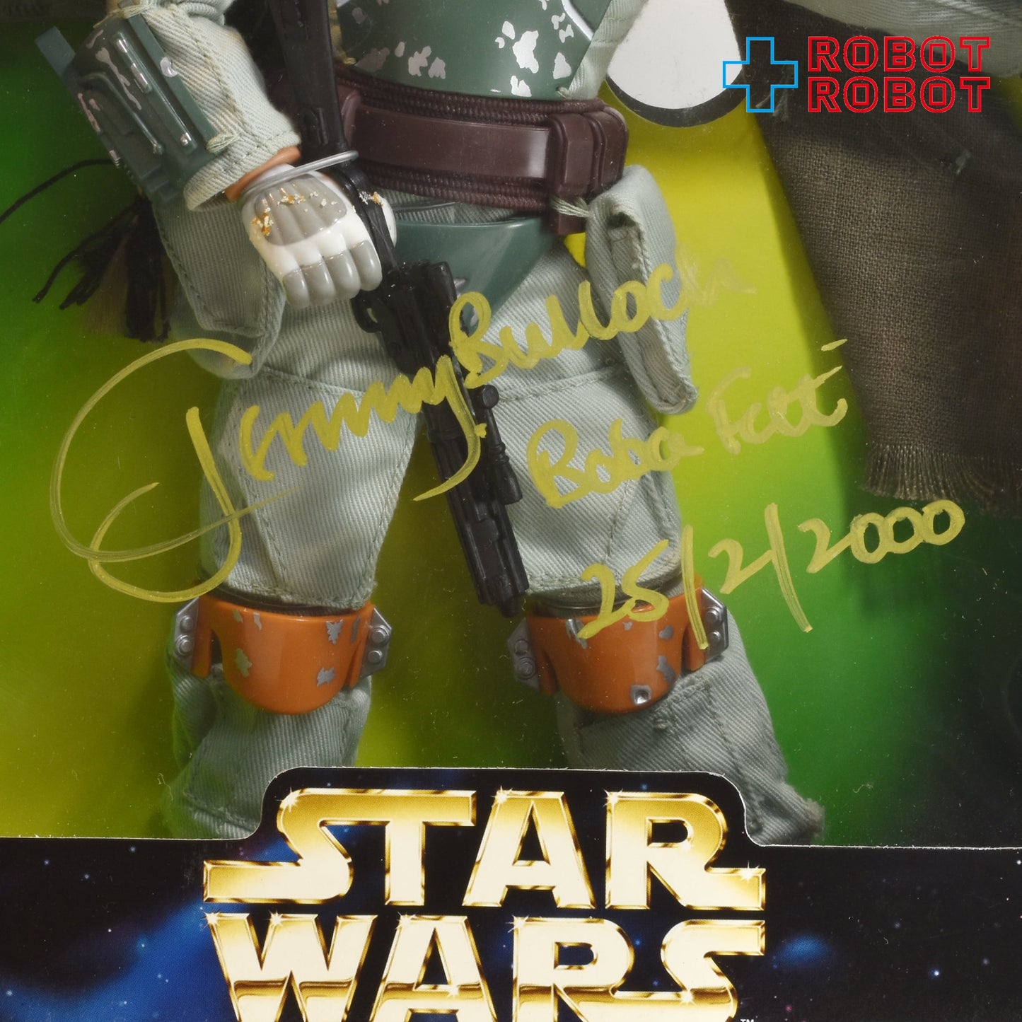 スター・ウォーズ サイン入り ボバ・フェット エレクトロニック 12インチ アクションフィギュア 未開封 鑑定書付属