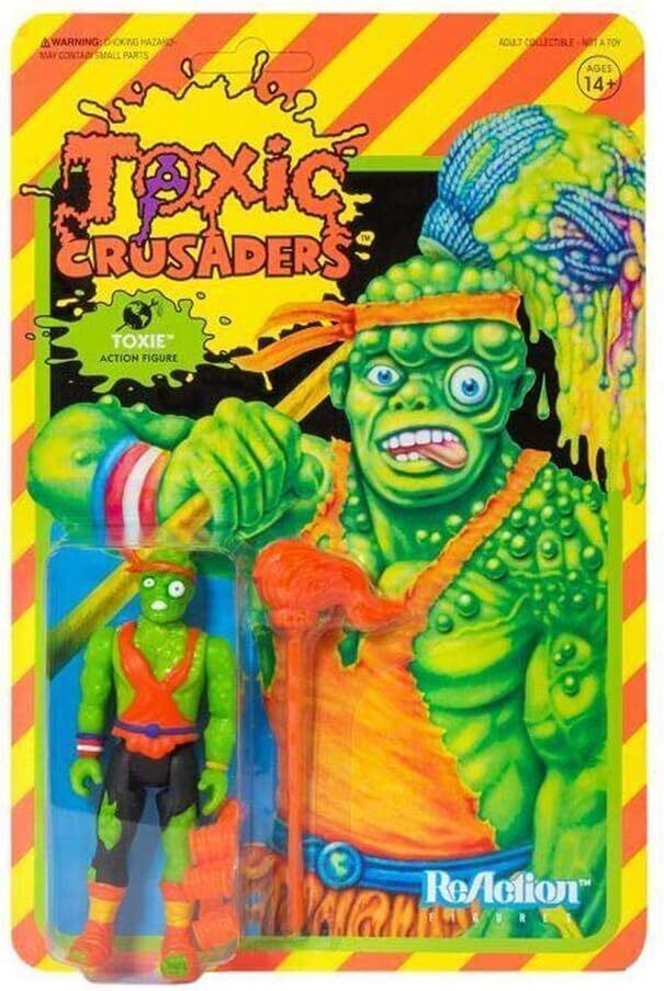 スーパー7 リ・アクション 悪魔の毒々モンスター トキシー 3.75インチ アクションフィギュア 未開封 ※台紙にシワ