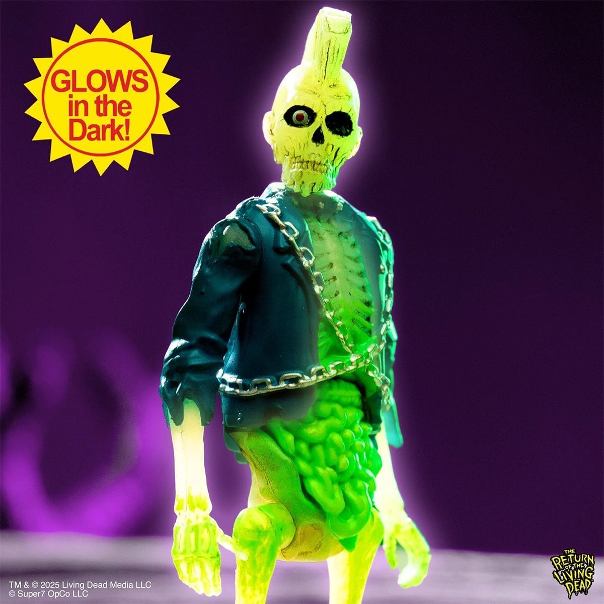リ・アクション バタリアン リターン・オブ・ザ・リビングデッド ゾンビ・スーサイド 蓄光 3.75インチ アクションフィギュア 未開封