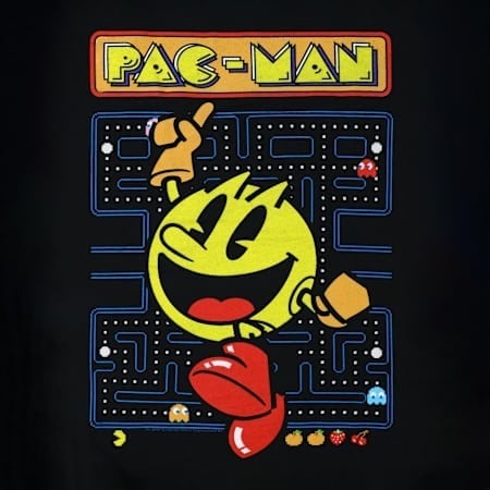パックマン グラフィック Tシャツ
