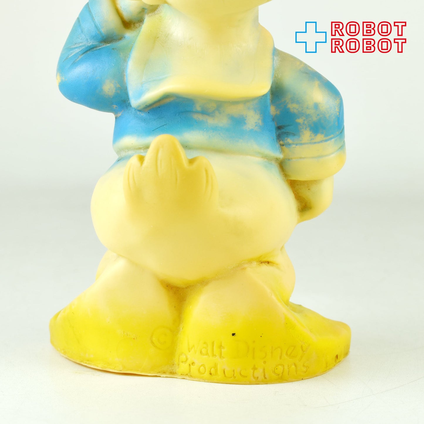 ディズニー ドナルドダック 左手襟元 スクイーク ラバードール フィギュア