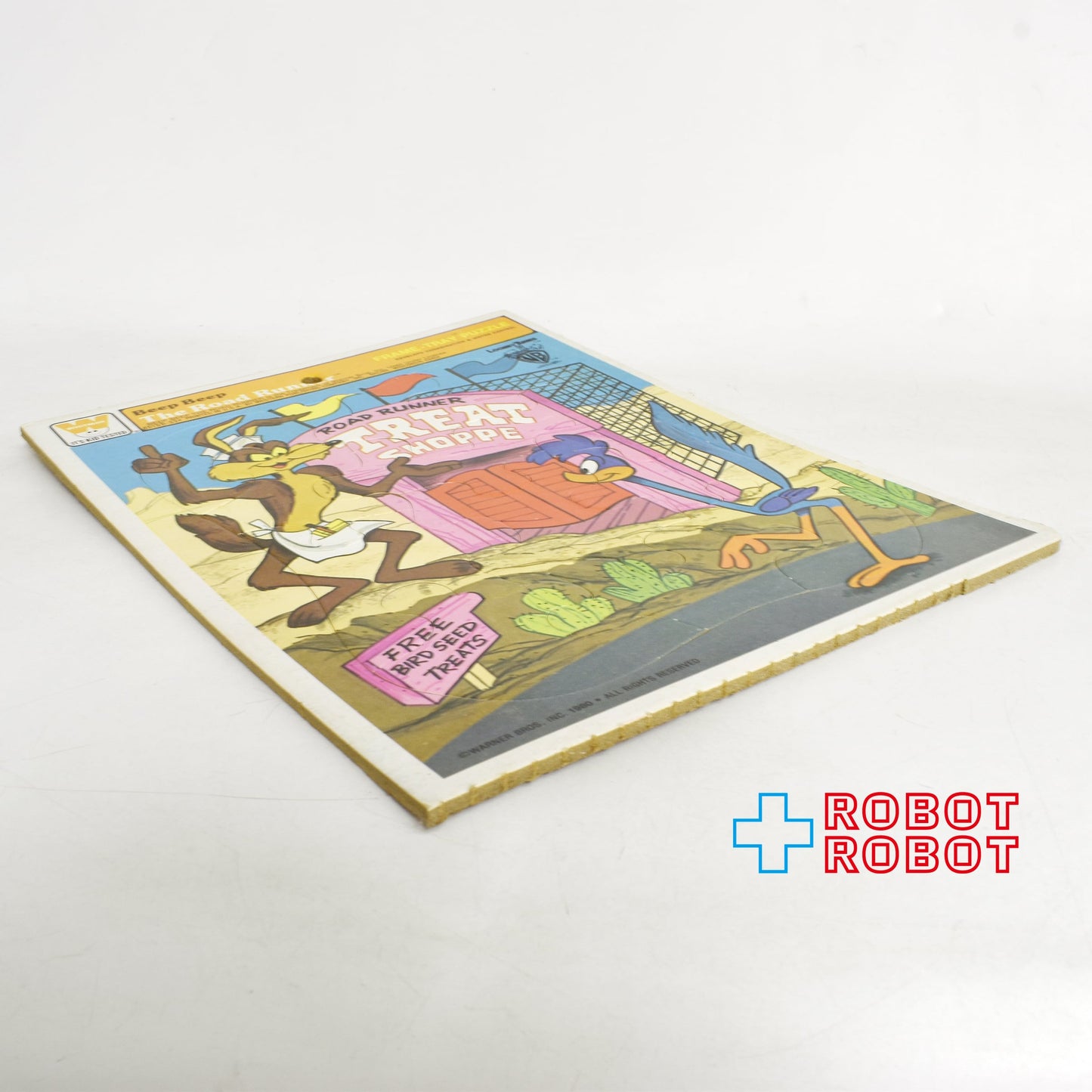 ウィットマン ルーニー・チューンズ ロードランナー&ワイリー・コヨーテ フレームトレイパズル 1980