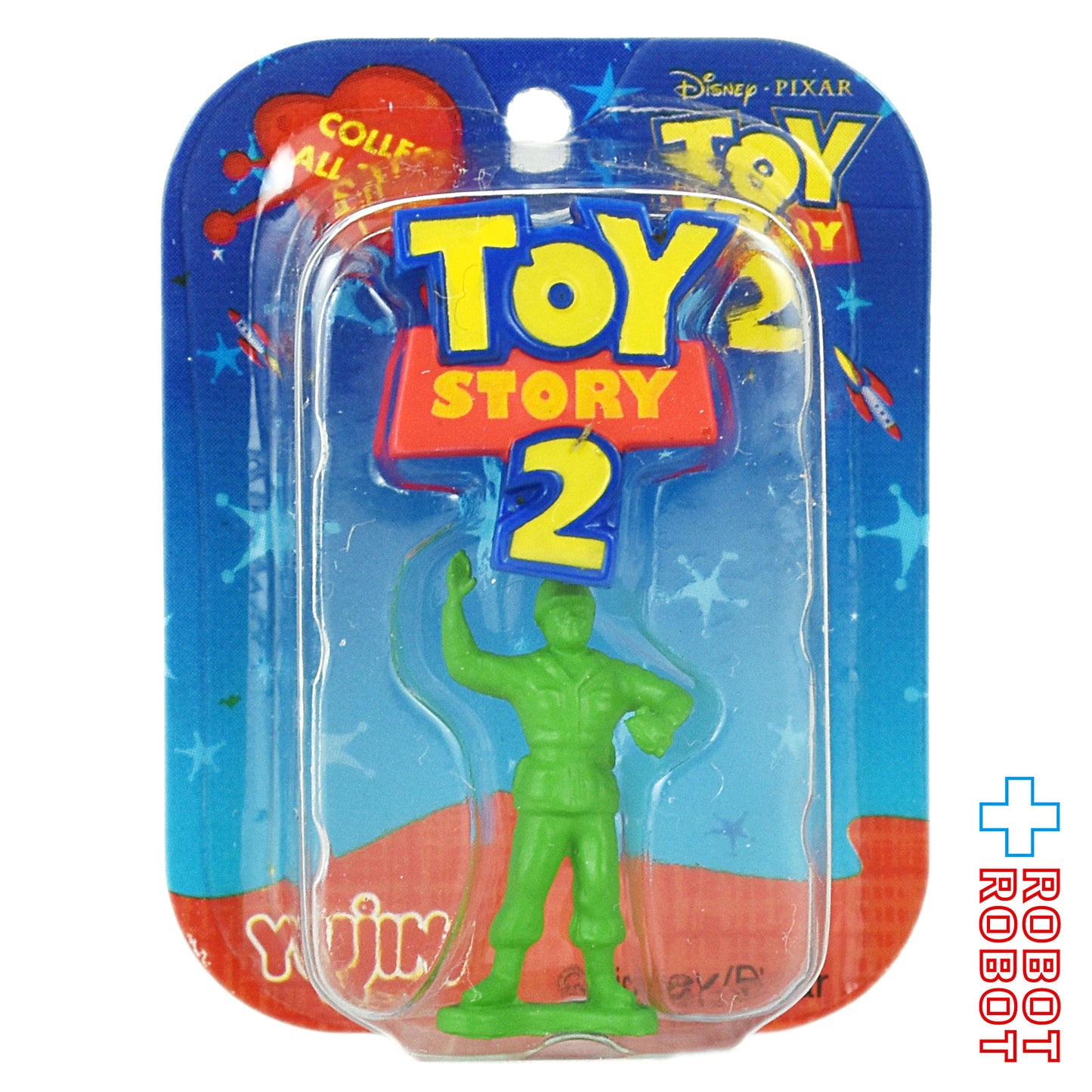 ユージン トイ・ストーリー2 ミニブリスターコレクション パート3 グリーンアーミーメン (A) & ロゴ フィギュア 未開封