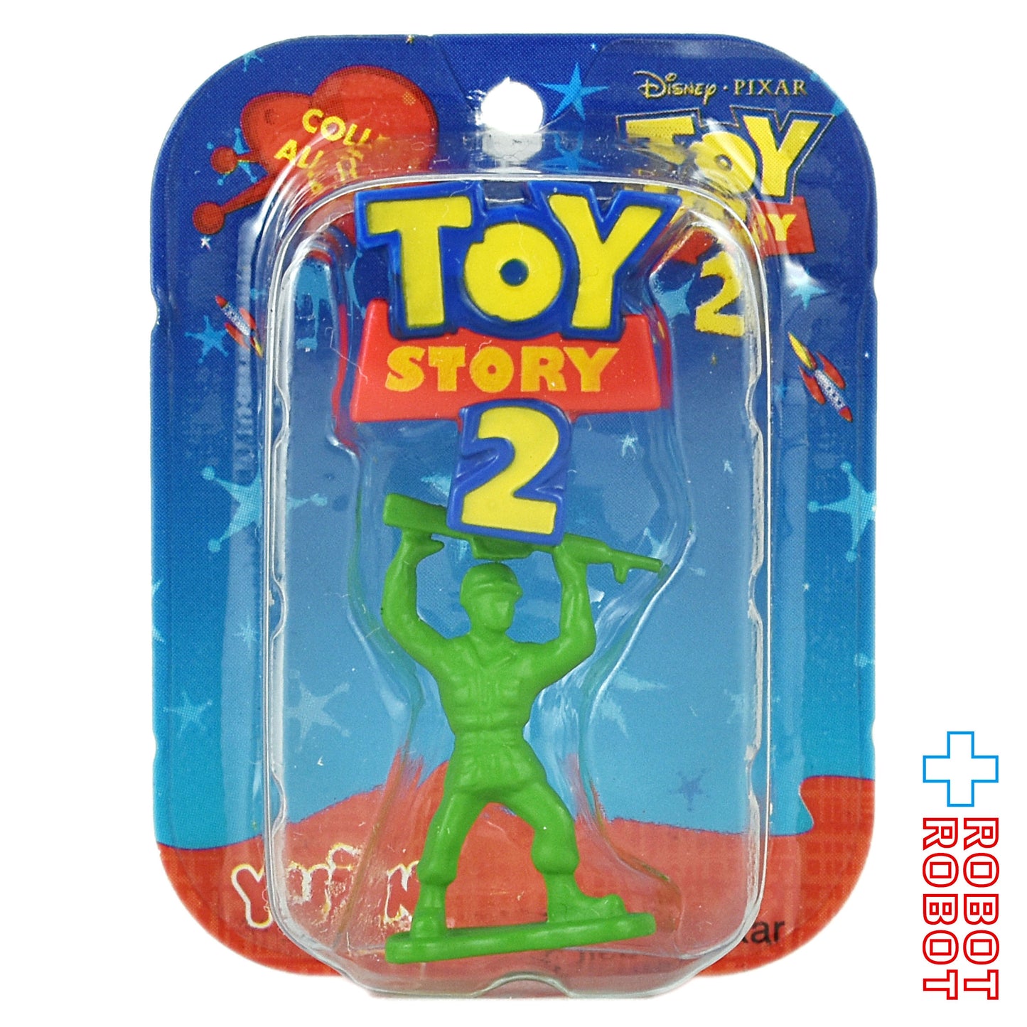 ユージン トイ・ストーリー2 ミニブリスターコレクション パート3 グリーンアーミーメン (B) & ロゴ フィギュア 未開封