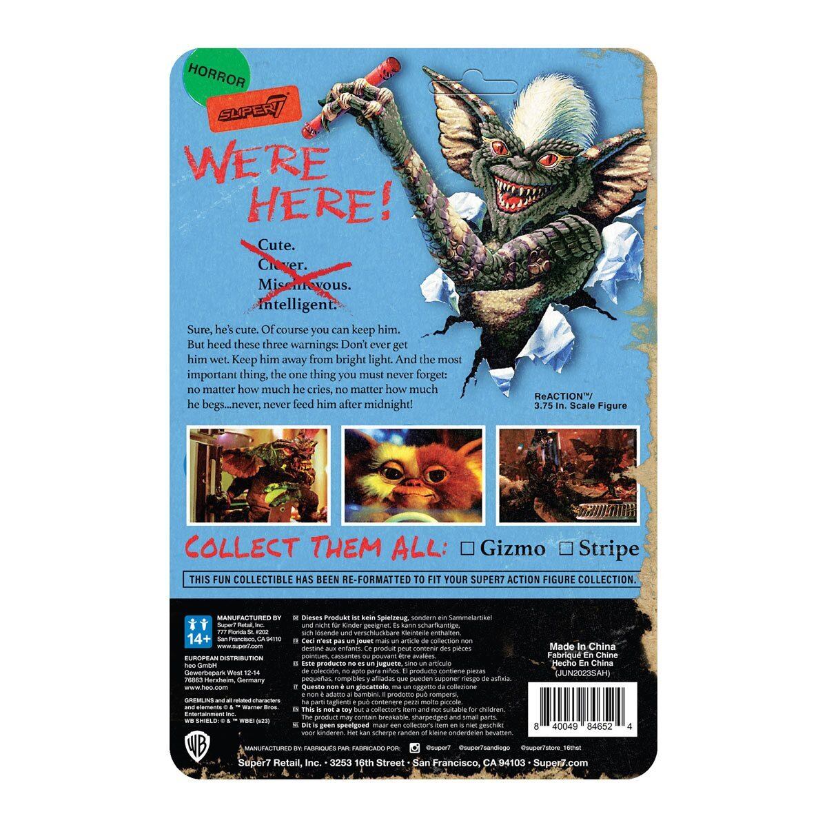 リ・アクション グレムリン / ストライプ 3.75インチ アクションフィギュア 未開封