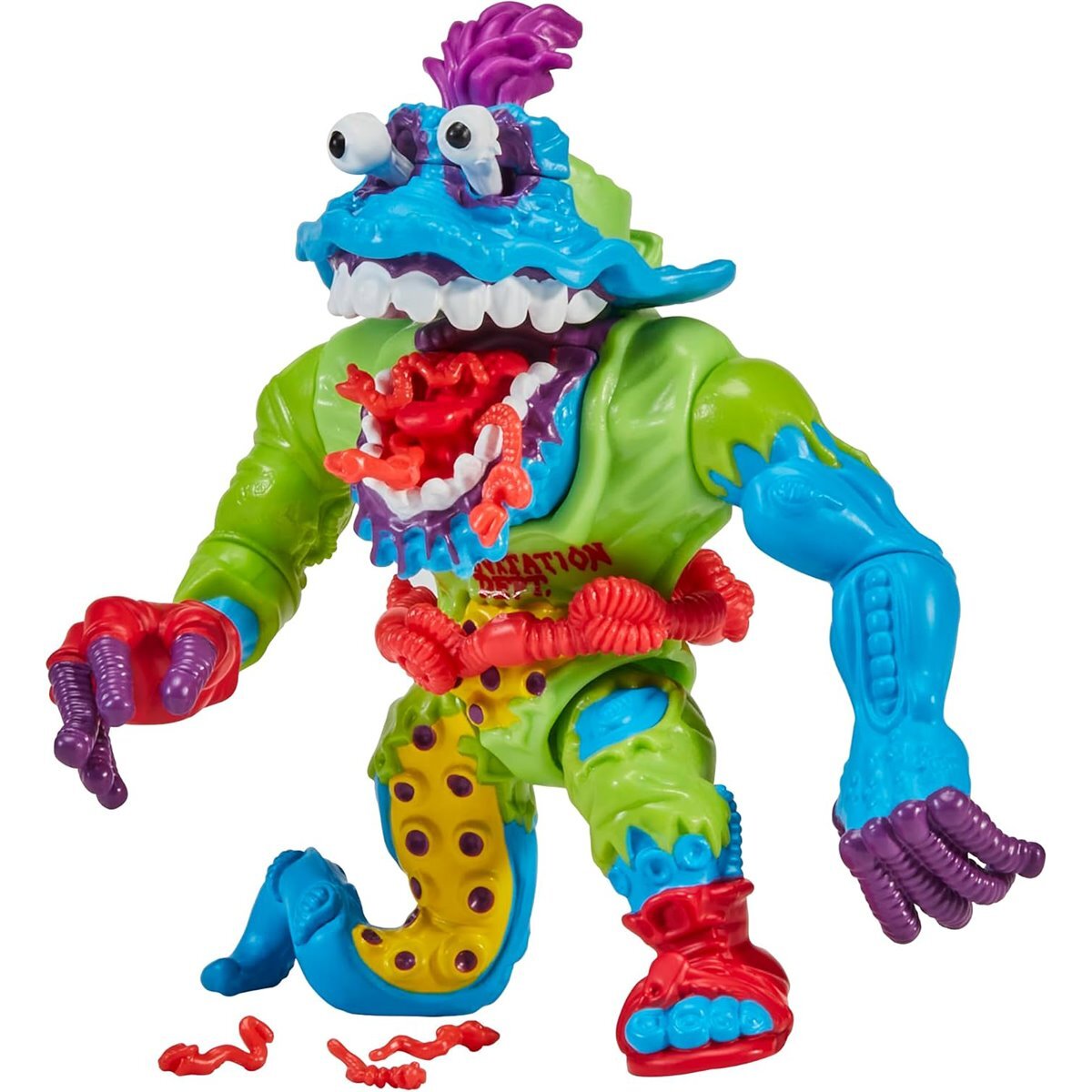 プレイメイツ タートルズ TMNT オリジナル・クラシック ワーム 4インチ ベーシックフィギュア 未開封