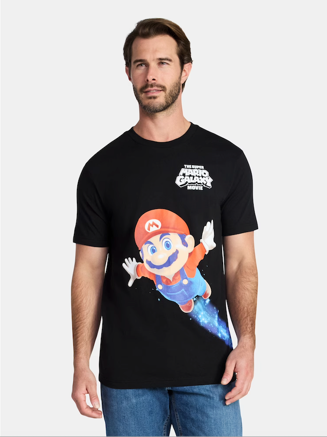 ニンテンドー スーパーマリオギャラクシー ムービー Tシャツ XLサイズ