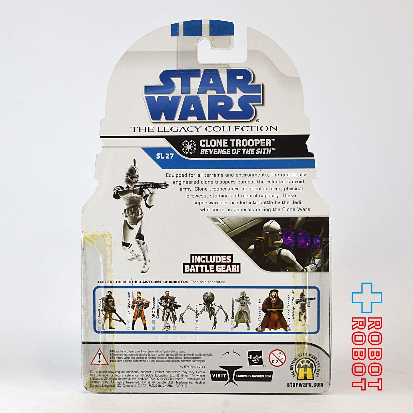 スター・ウォーズ LC2008 SL No.27 クローン・トルーパー US版レガシーコレクション 3.75インチ アクションフィギュア 未開封