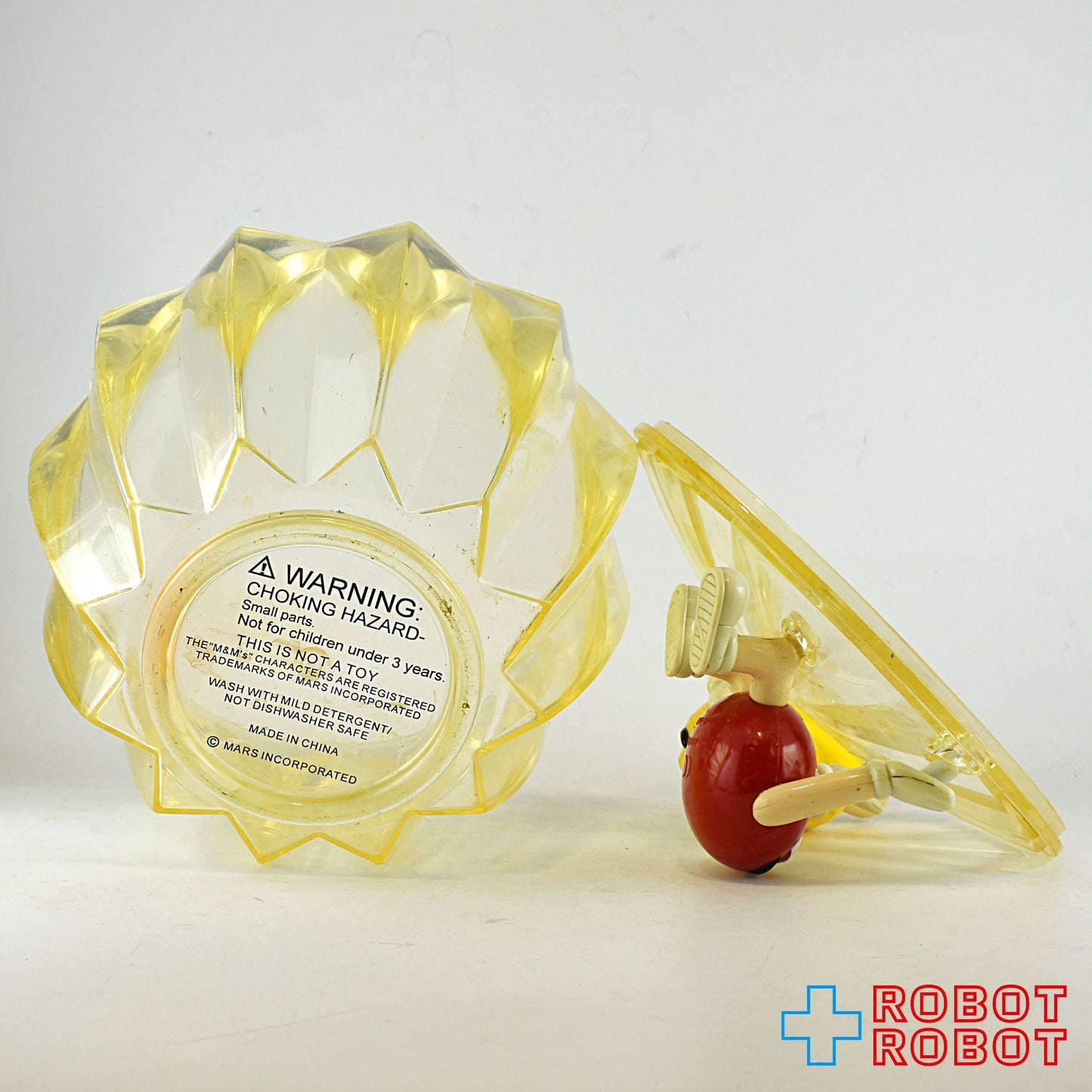 M&M's エムアンドエムズ レッド&イエロー コレクティブル キャンディーディッシュ