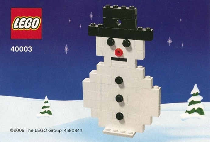 LEGO レゴ 40003 雪だるま 袋入 未開封