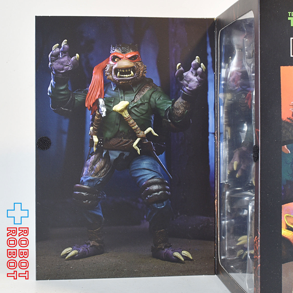 ネカ TMNT ティーンエイジ・ミュータント・ニンジャ・タートルズ ユニバーサル・モンスター ラファエロ as ウルフマン アルティメット 7インチ アクションフィギュア 開封