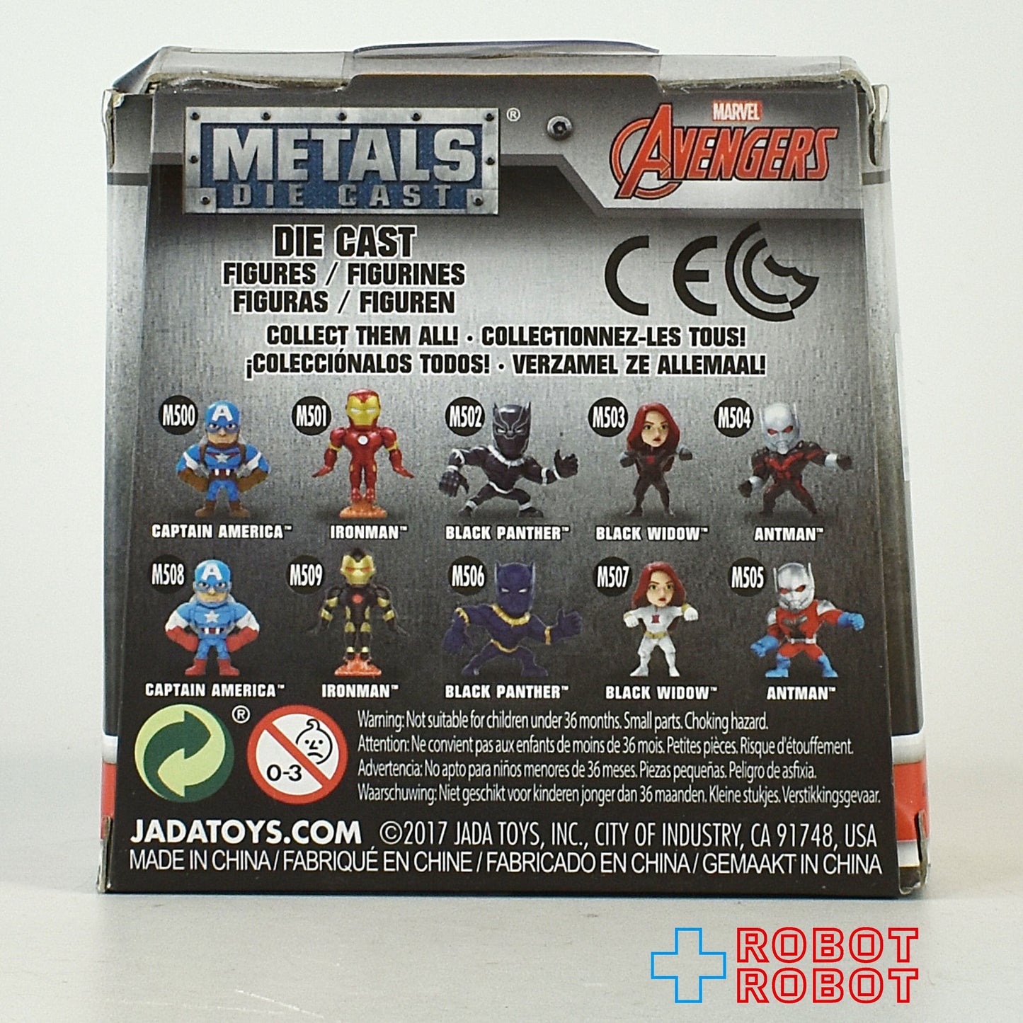 ジェイダトイズ マーベル メタルダイキャスト M504 アントマン ダイキャストフィギュア 未開封