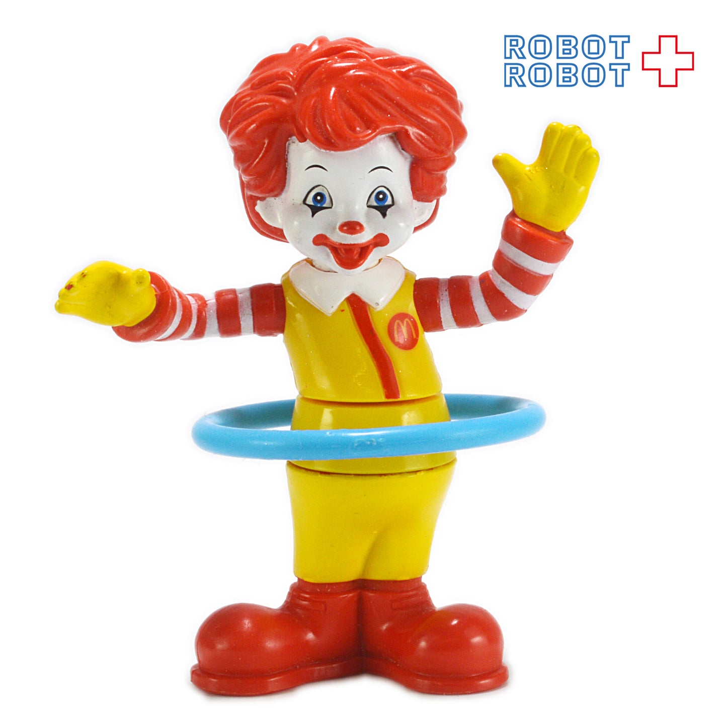 マクドナルド ベビーロナルド フラフープ ブルー ハッピーミールトイ