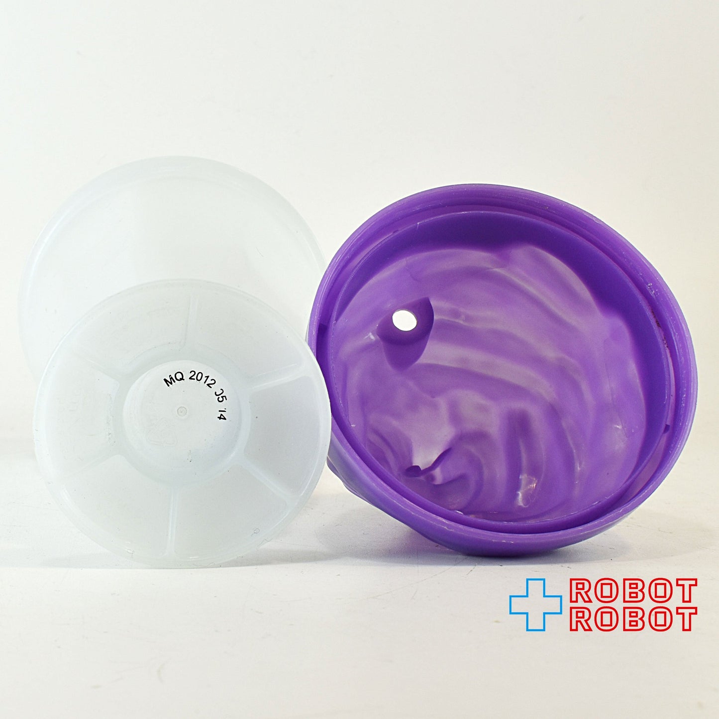 デニーズ アイスクリームサンデー プラスチック カップ 紫色