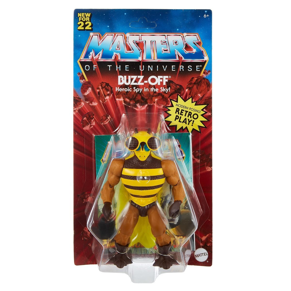マテル MOTU マスターズ・オブ・ザ・ユニバース オリジンズ 5.5インチ バズオフ アクションフィギュア US版