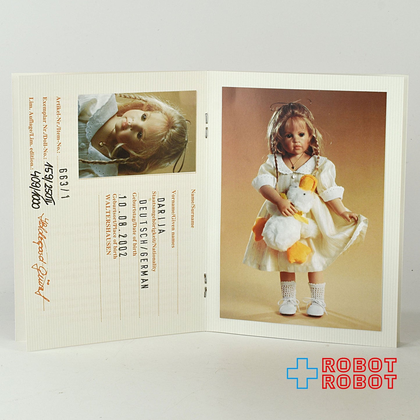 WPM社 ワルターシャウザー社 ダリヤ ドール 2002 箱入