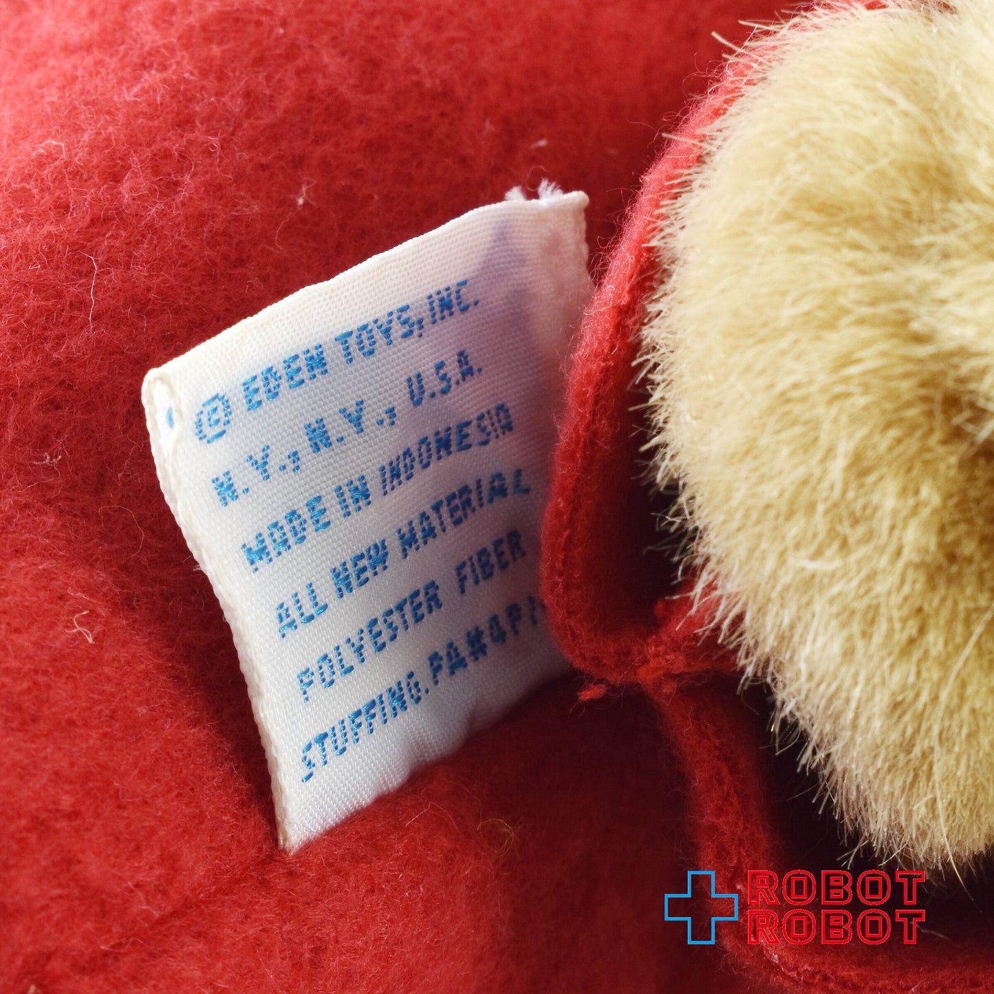 エデン社 くまのパディントン ぬいぐるみ人形 青帽子 紙タグ付き