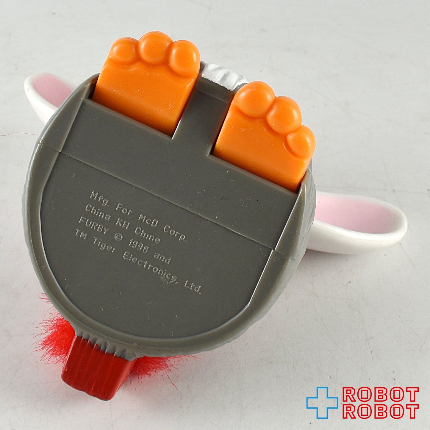 マクドナルド 1998 ファービー 顔面ムーブ グレイ x 白 ハッピーミールトイ