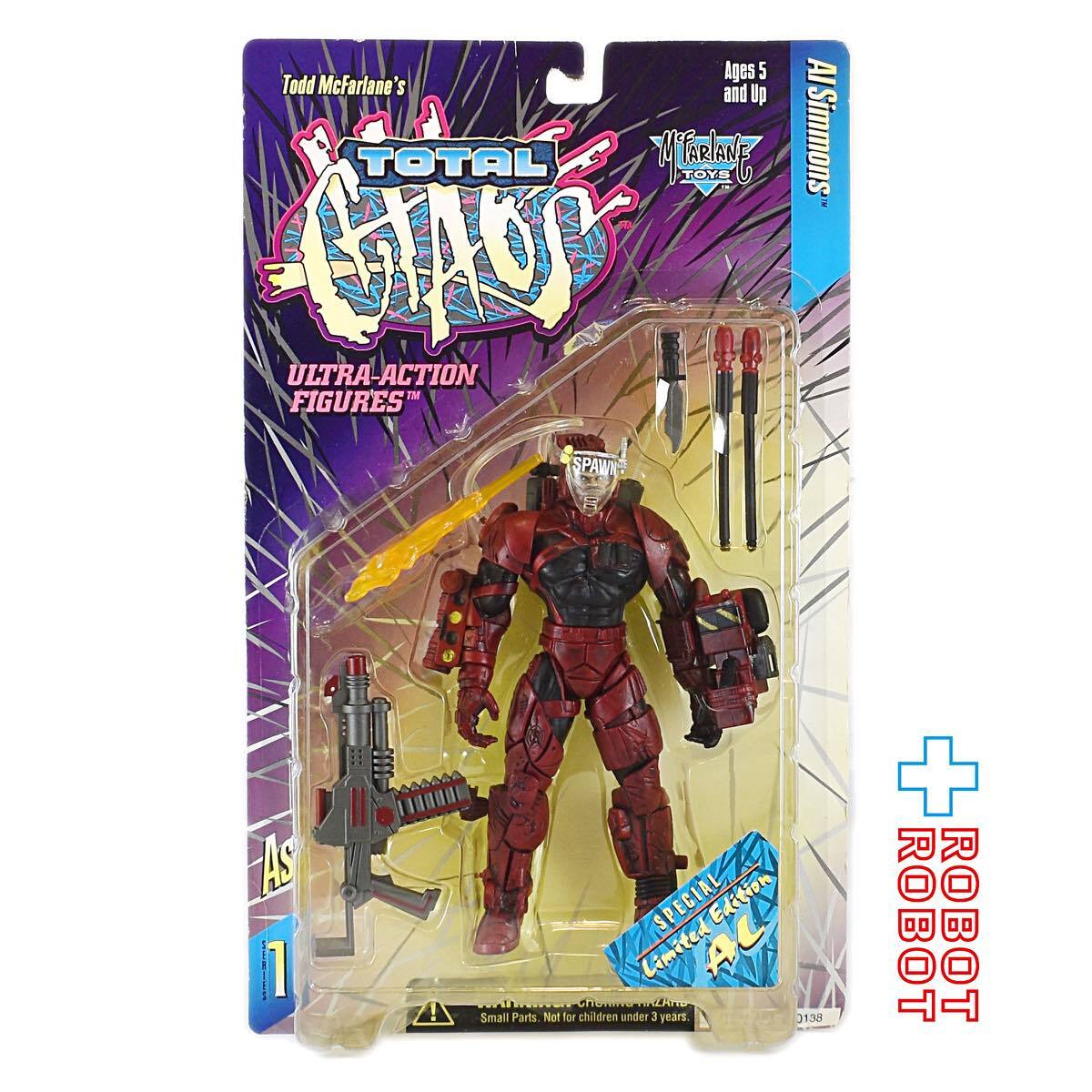 マクファーレン・トイズ トータル・カオス シリーズ1 アル・シモンズ スペシャルリミテッドエディション ウルトラアクションフィギュア