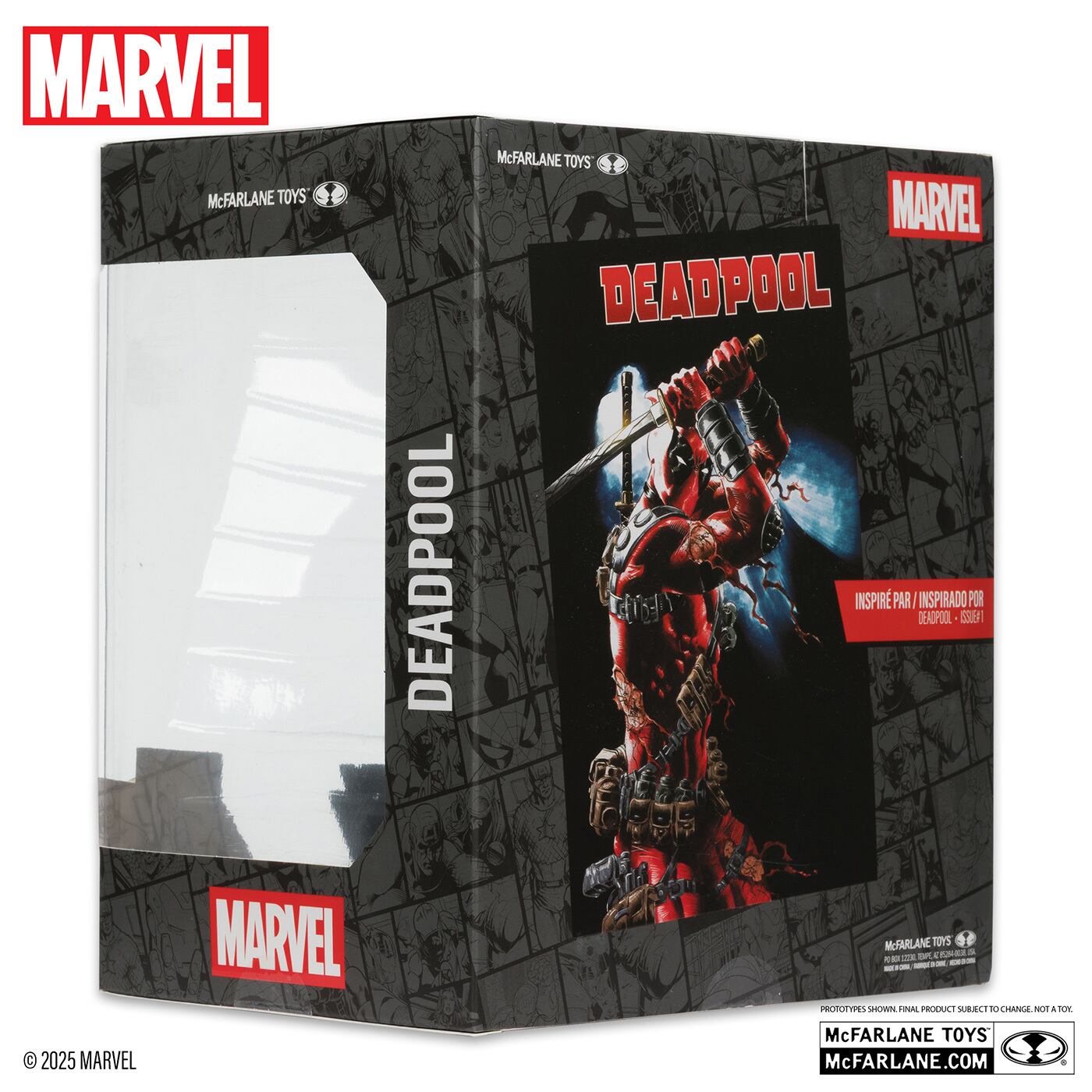 マクファーレン・トイズ マーベル シーン・フィギュア #025 デッドプール マイク・デオダート / Deadpool Vol.6 #1 1/10 スタチューフィギュア 未開封