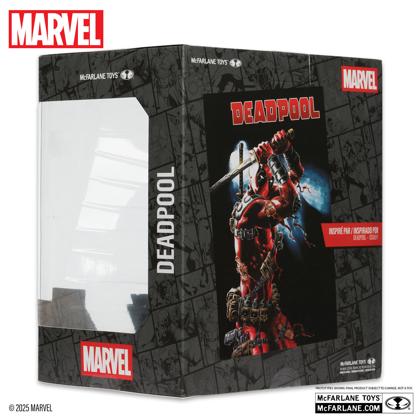 マクファーレン マーベル シーン・フィギュア #025 デッドプール マイク・デオダート / Deadpool Vol.6 #1 1/10 スタチューフィギュア 未開封