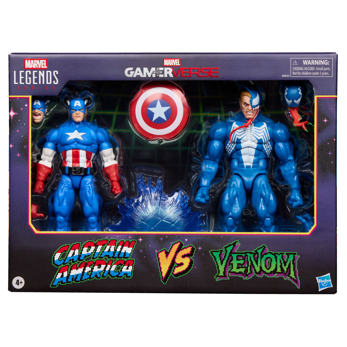 マーベルレジェンド ゲームシリーズ キャプテン・アメリカ vs ヴェノム 6インチ アクションフィギュア 国内版 未開封