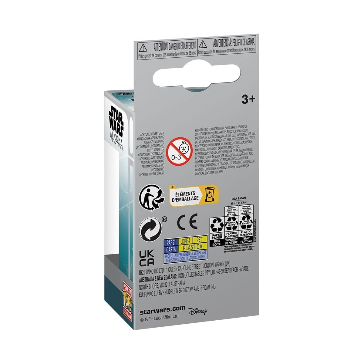 ファンコ ポケット POP! キーチェーン スター・ウォーズ アソーカ・タノ 未開封