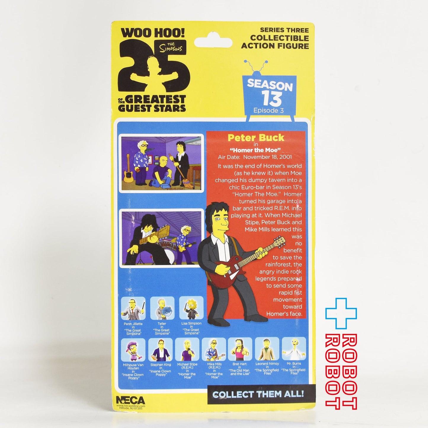 ネカ シンプソンズ ピーター・バック (アール・イー・エム) コレクティブル アクションフィギュア 未開封