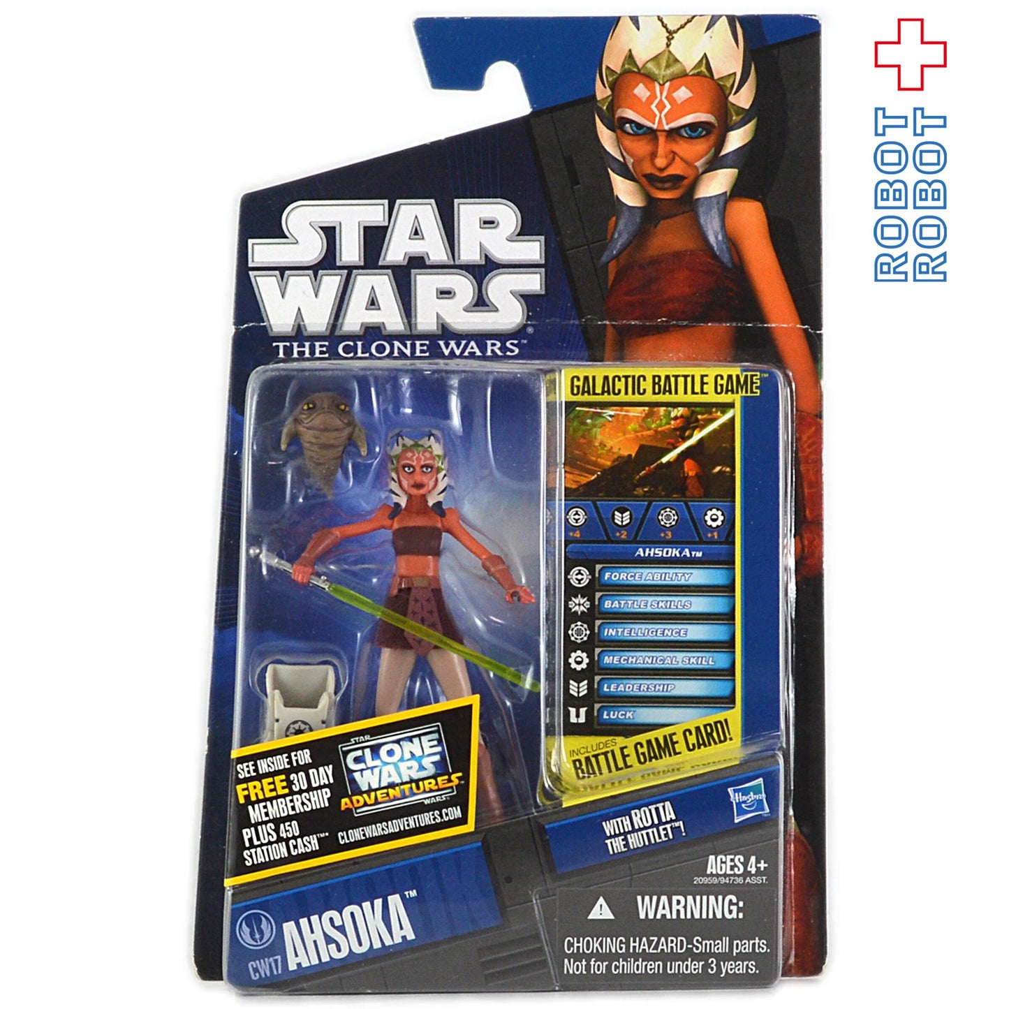 スター・ウォーズ CW2010 CW17 アソーカ・タノ クローン・ウォーズ 3.75インチ アクションフィギュア US版 未開封