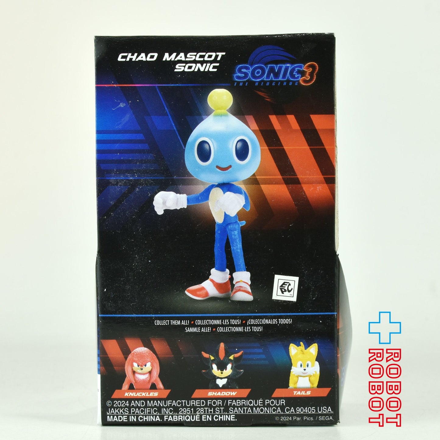 ソニック・ザ・ムービー ソニック × シャドウ 2.5インチ アクションフィギュア チャオ・マスコット・ソニック 未開封