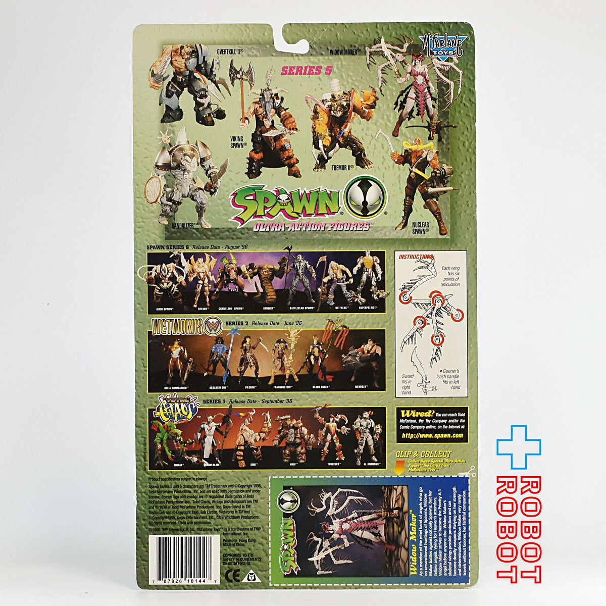 マクファーレン・トイズ SPAWN スポーン ウィドウ・メーカー アクション フィギュア 未開封