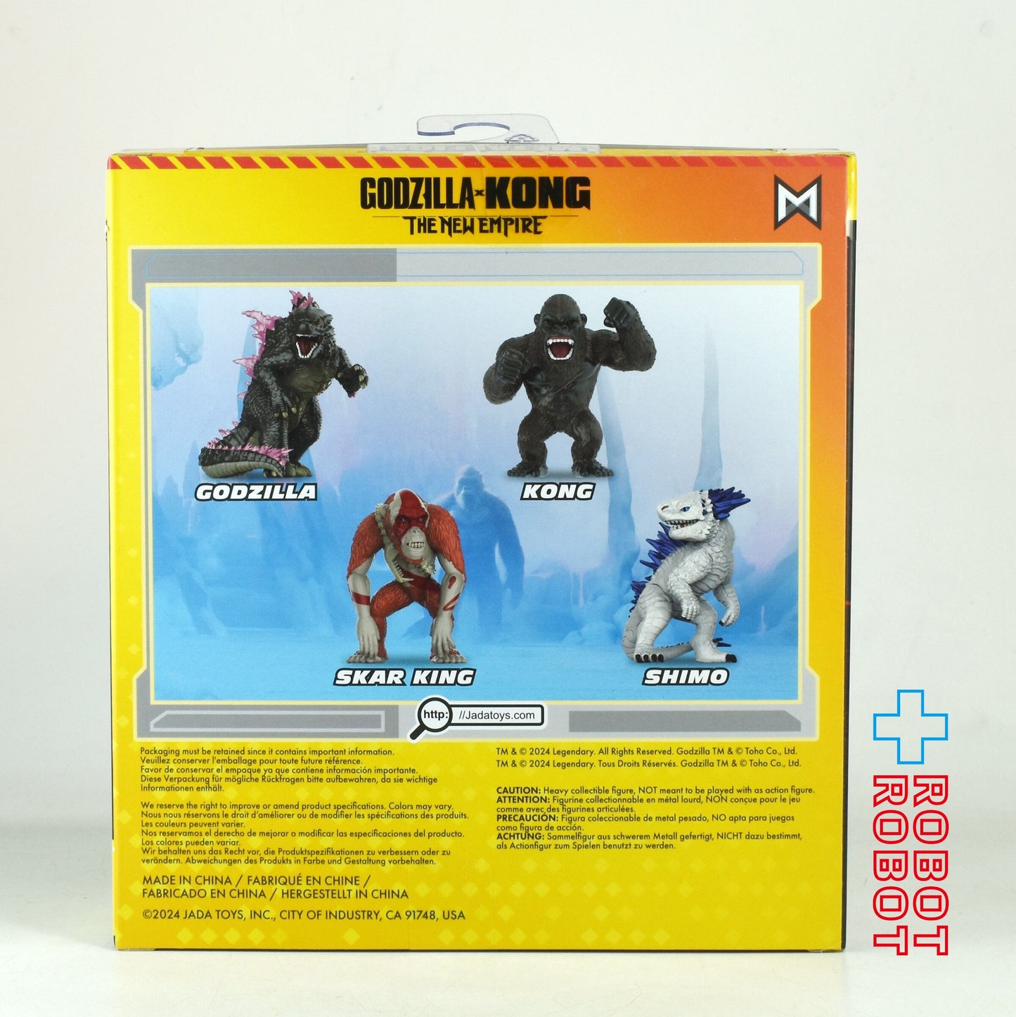 jada メタルズ ダイキャスト ゴジラ×コング 新たなる帝国 4パック フィギュア
