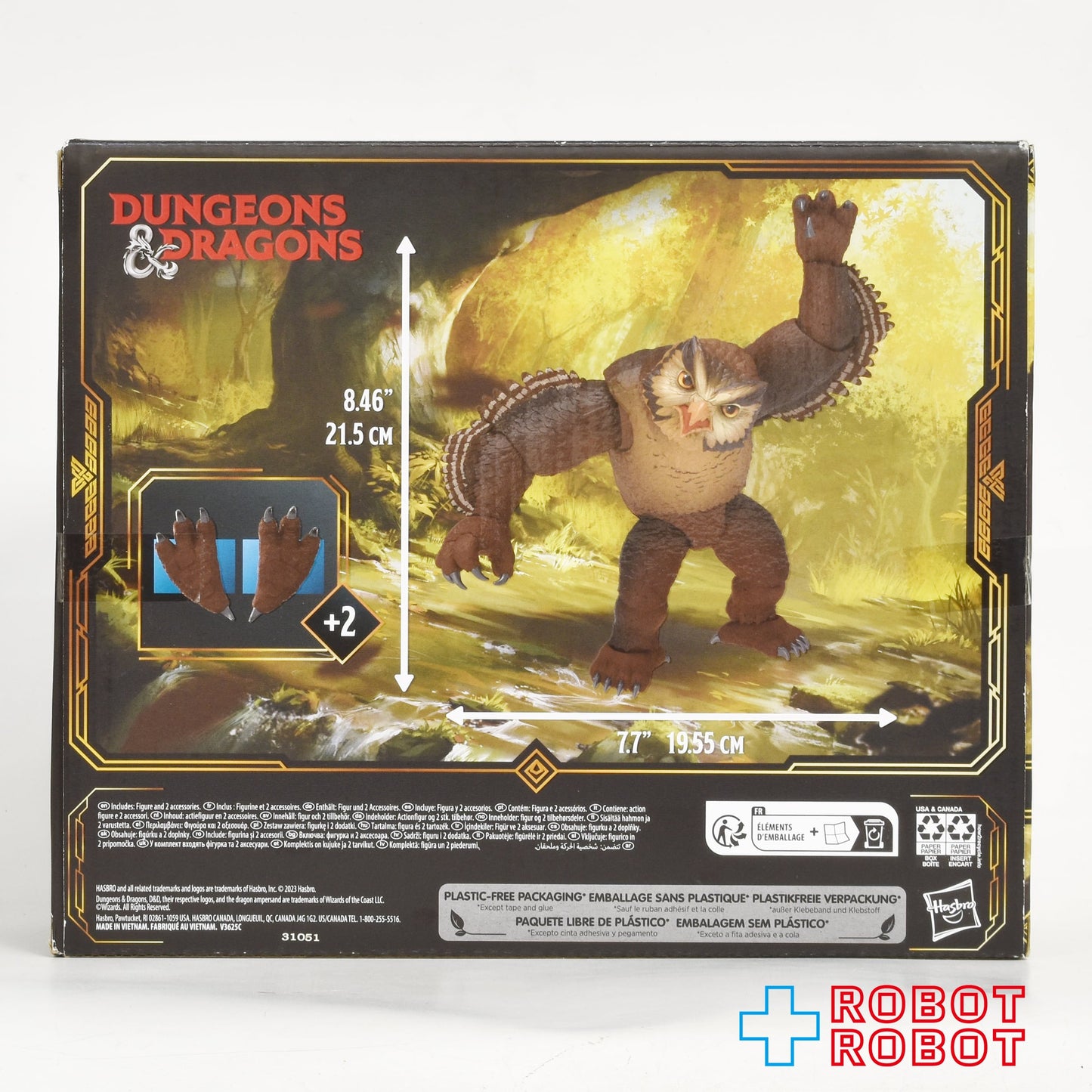 ハズブロ ダンジョンズ&ドラゴンズ ゴールデン アーカイブ アウルベア アクションフィギュア 未開封