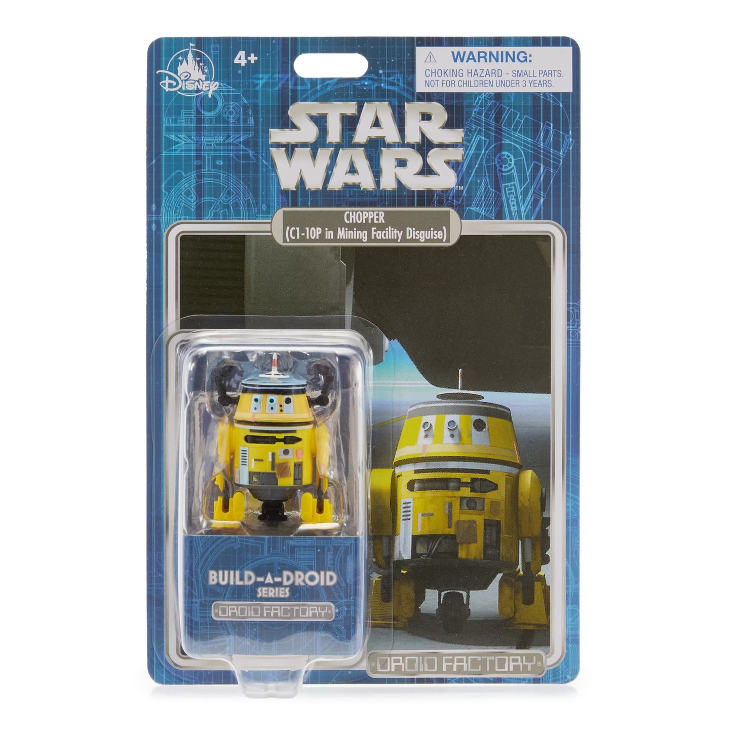 ※台紙に大きなシワ:スター・ウォーズ ディズニーテーマパーク限定 C1-10P マイニング・ファシリティー・ディスガイズ チョッパー ドロイドファクトリー