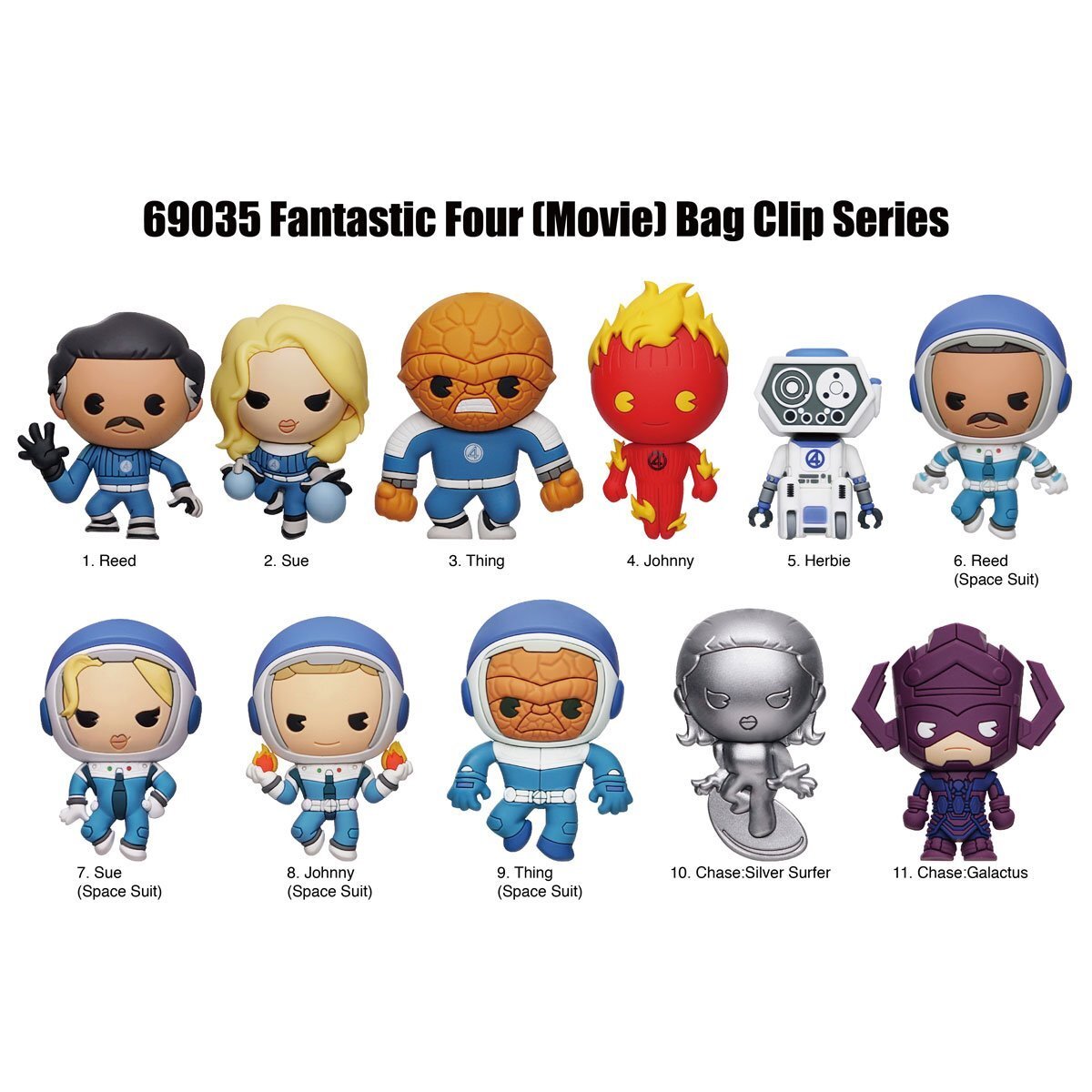 モノグラム フィギュラル バッグ クリップ ファンタスティック4 ファーストステップ 1パック 未開封
