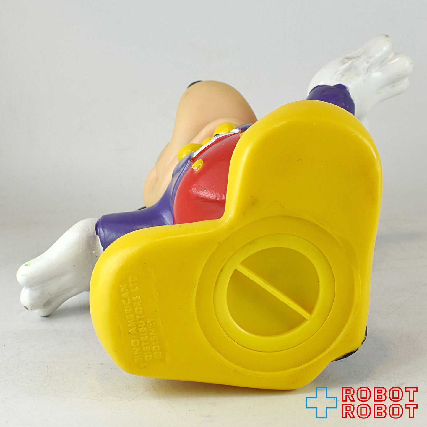 ミッキーマウス 紫タキシード ソフビ貯金箱 (シノアメリカン)