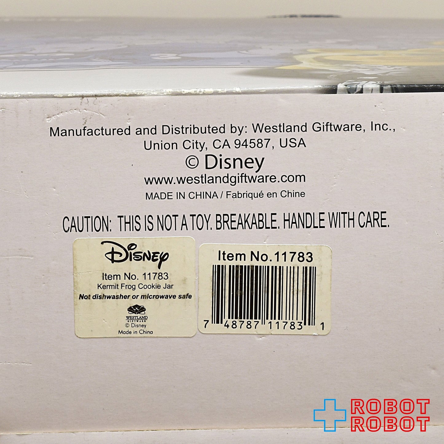 マペッツ カーミット クッキージャー 陶器製 ウェストランド社 箱付