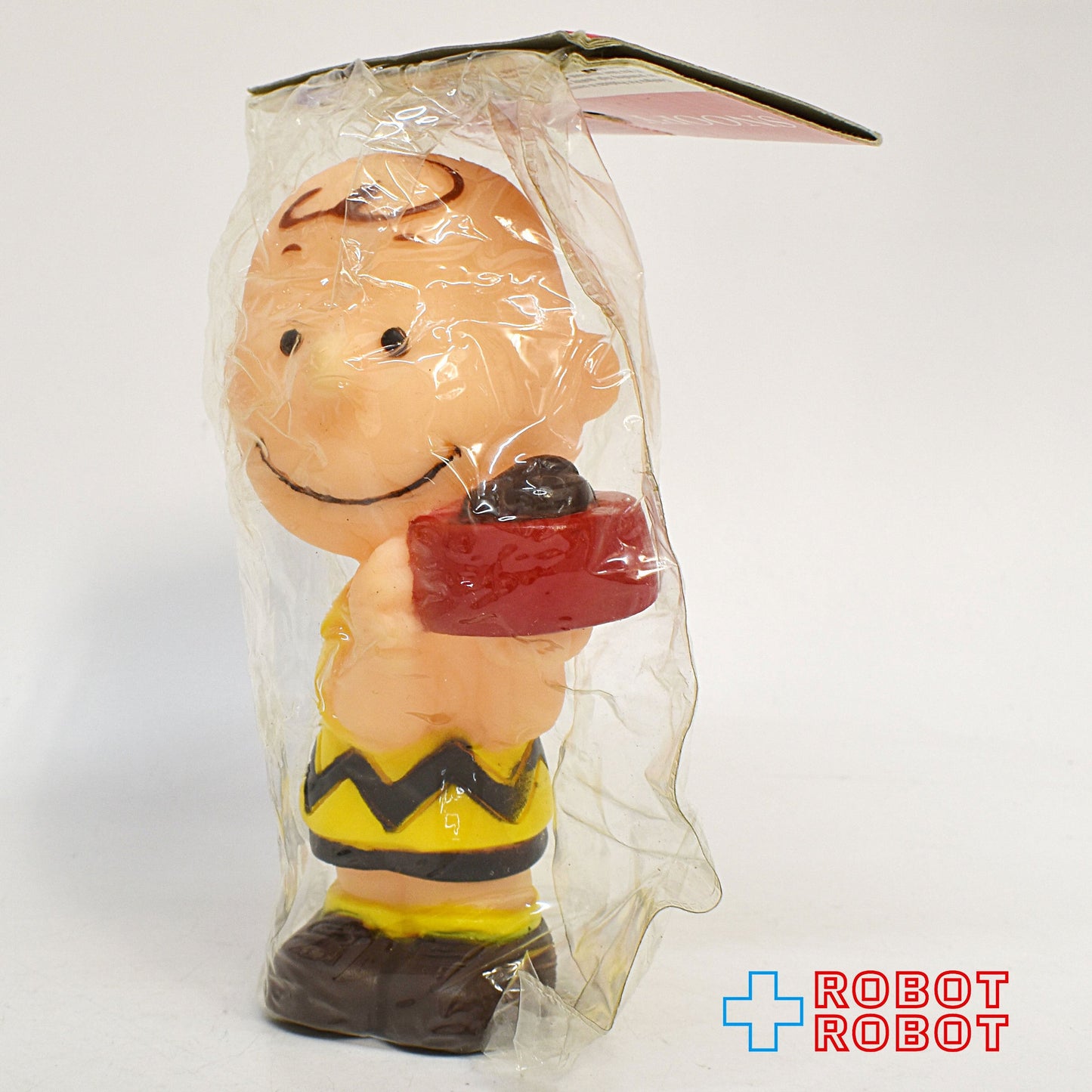 ピーナッツギャング チャーリー・ブラウン ビニール スクイーク ドッグトイ コナグラ社 1980s 袋入