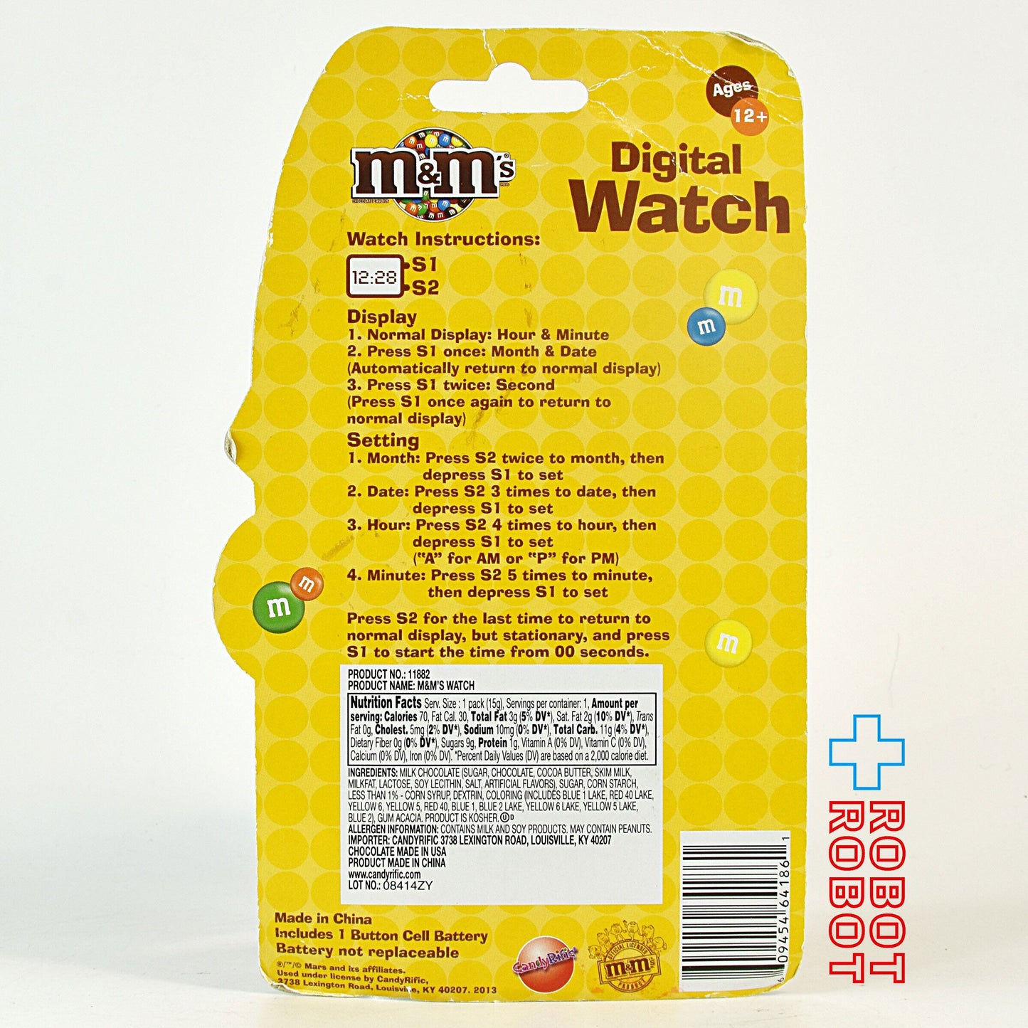 M&M's レッド デジタルウォッチ ディスペンサー 未開封