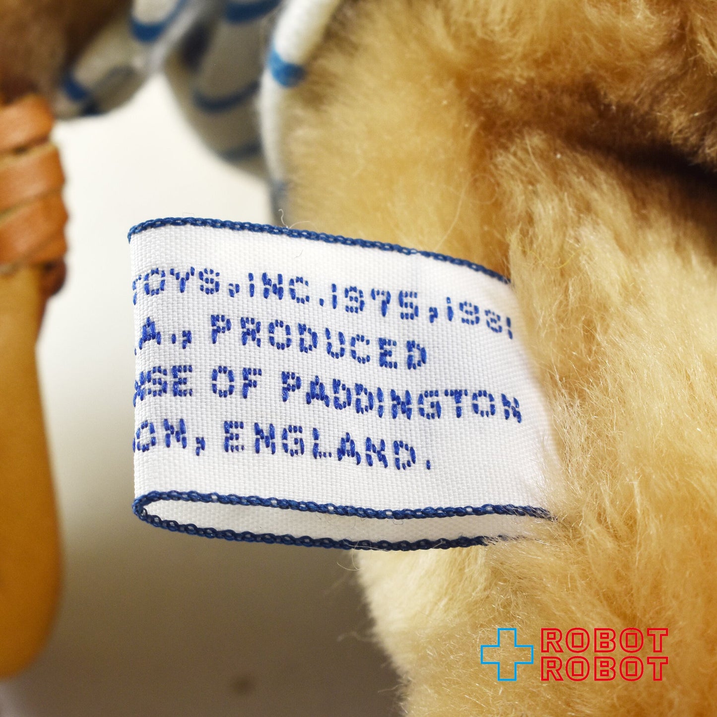 エデン社 パディントン ぬいぐるみ人形 野球 1981 紙タグ付き