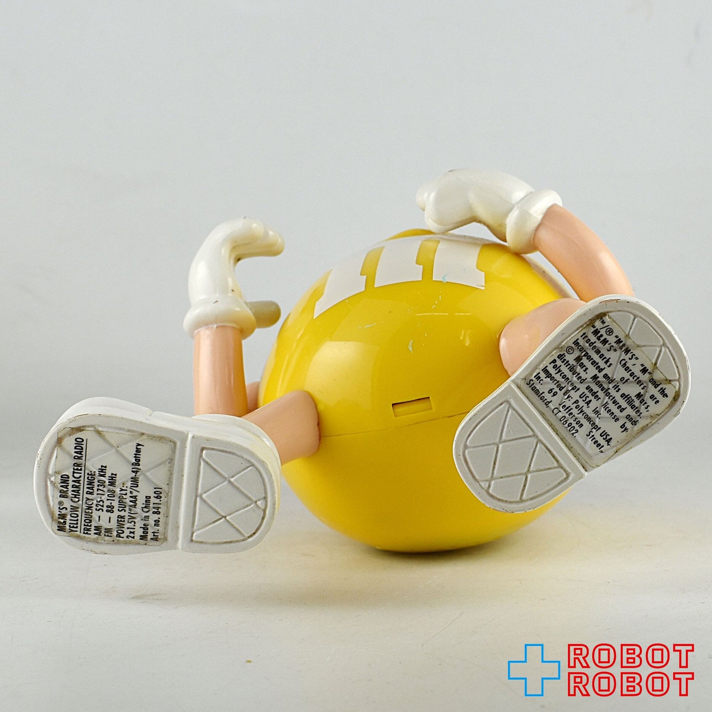 M&M's エムアンドエムズ コレクターシリーズ イエロー キャラクターラジオ フィギュア