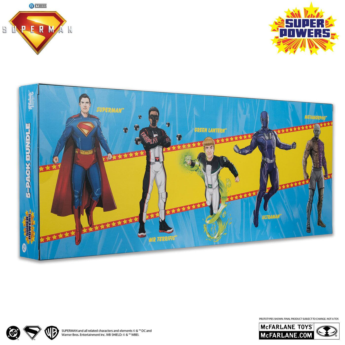 マクファーレン・トイズ DCダイレクト DCスーパーパワーズ スーパーマン (2025) 5パック コレクターボックス 4インチ アクションフィギュア 国内版 未開封