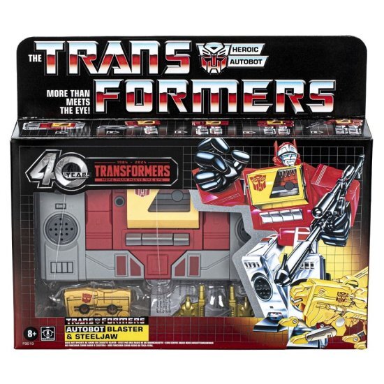 トランスフォーマー 40周年 レトロ ブラスター & スチールジョー 未開封 1号店商品