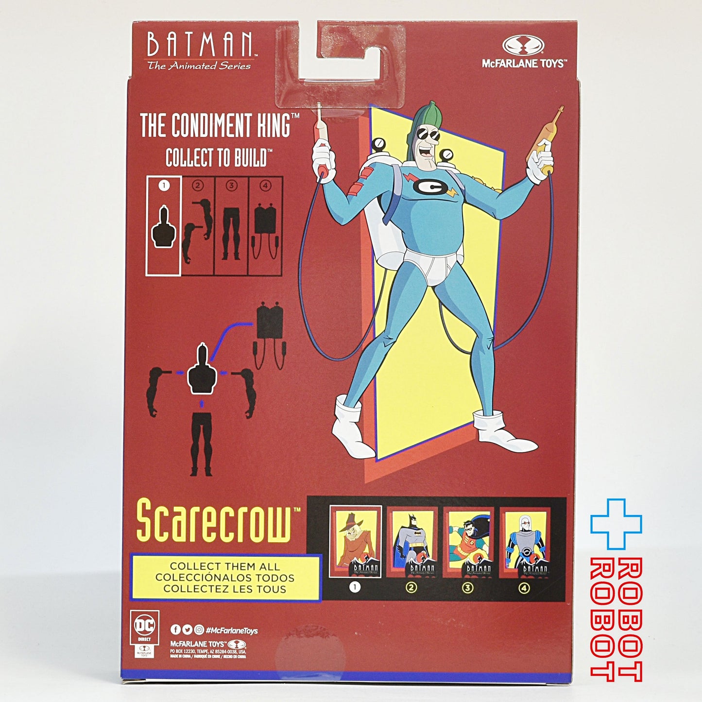 マクファーレン・トイズ DCダイレクト バットマン アニメイテッド #03 スケアクロウ プラチナムエディション 6インチ アクションフィギュア 国内版 未開封